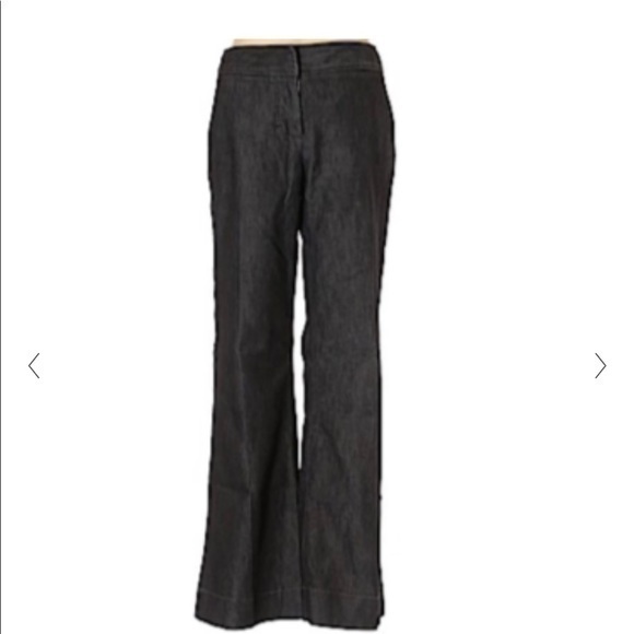 Kenneth Cole Wide-leg Dark Wash Mid Rise Jeans Size 4 - Picture 1 of 6